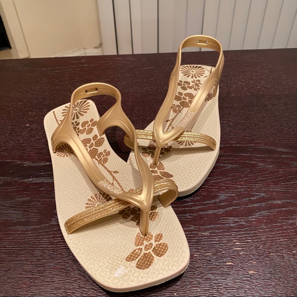 Gold Ipanema Sandals - A Summer MUST HAVE